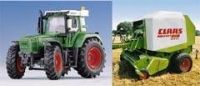 K 10976 Fendt 926 mit Claas Rundballenpresse Rollant 250