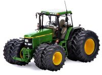 Sch 07721 John Deere 7810 hinten und Vorne Zwillingsbereifung